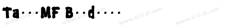 TapuzMF Bold字体转换